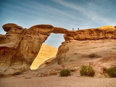 Wadi Rum rock bridge