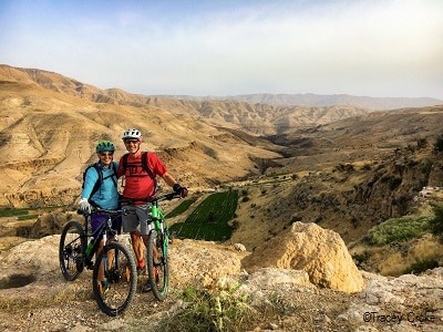 Bikers enjoying the view on the Jordan Bike Trail