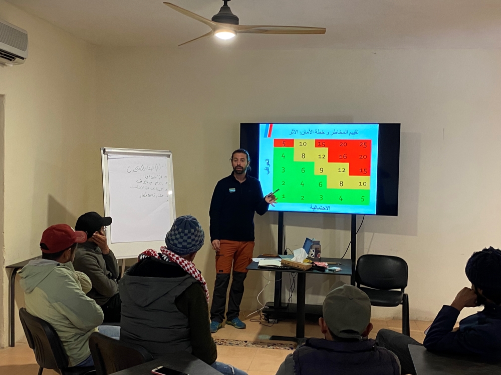 Experience Jordan Adventures 2024 Training Workshops 2 guiding_techniques_feynan