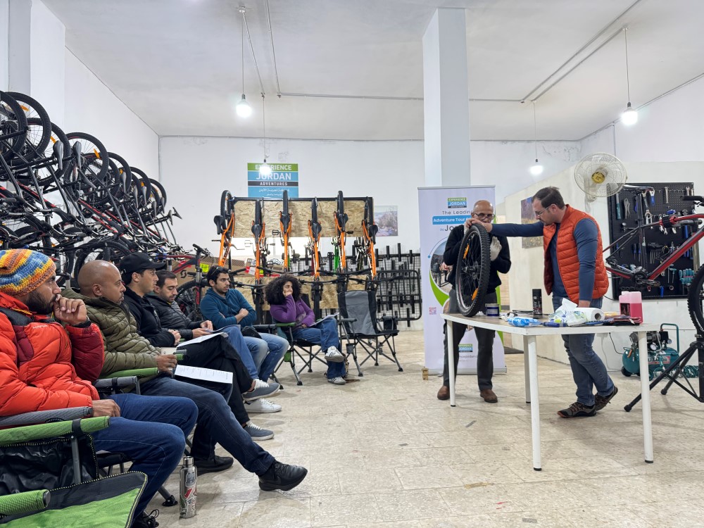 Experience Jordan Adventures 2024 Training Workshops 4 bike_mechanic_warehouse